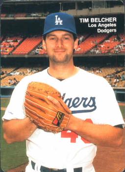 1989 Mother's Cookies Los Angeles Dodgers #23 Tim Belcher Front
