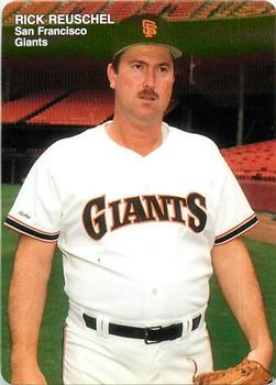 1989 Mother's Cookies San Francisco Giants #15 Rick Reuschel Front