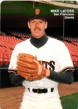 1989 Mother's Cookies San Francisco Giants #21 Mike LaCoss Front