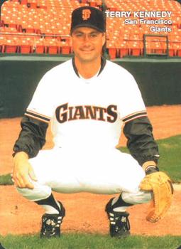 1989 Mother's Cookies San Francisco Giants #8 Terry Kennedy Front