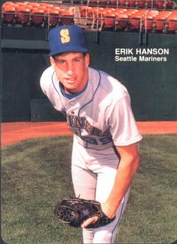 1989 Mother's Cookies Seattle Mariners #16 Erik Hanson Front