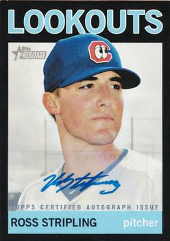 2013 Topps Heritage Minor League - Real One Autographs Black #ROA-RS Ross Stripling Front