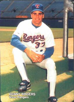 1989 Mother's Cookies Texas Rangers #21 Kenny Rogers Front