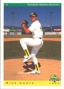 1993 Classic Best Southern Oregon A's #6 Mike Conte Front