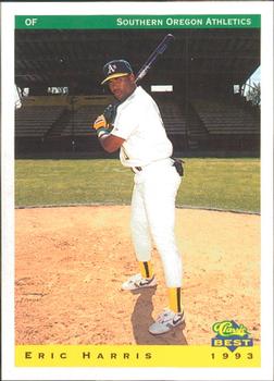 1993 Classic Best Southern Oregon A's #10 Eric Harris Front