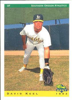 1993 Classic Best Southern Oregon A's #11 David Keel Front