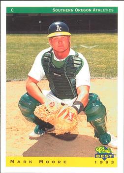 1993 Classic Best Southern Oregon A's #19 Mark Moore Front