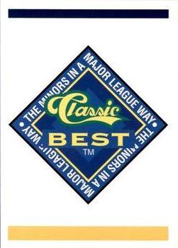 1993 Classic Best Yakima Bears #30 Checklist Front