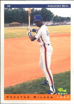 1993 Classic Best Kingsport Mets #1 Preston Wilson Front