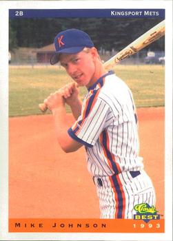 1993 Classic Best Kingsport Mets #14 Mike Johnson Front