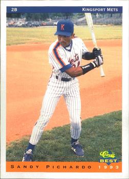 1993 Classic Best Kingsport Mets #18 Sandy Pichardo Front