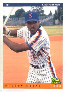 1993 Classic Best Kingsport Mets #19 Freddy Rojas Front