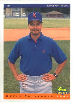1993 Classic Best Kingsport Mets #27 Kevin Culpepper Front