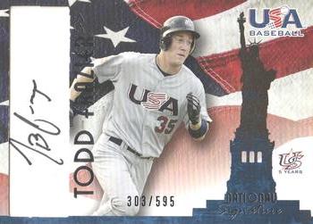 2006-07 USA Baseball Box Set  - Signatures Black #A-19 Todd Frazier Front