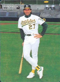 1990 Mother's Cookies Oakland Athletics #12 Ron Hassey Front