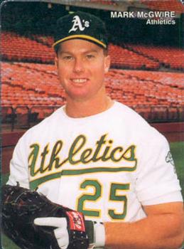 1990 Mother's Cookies Oakland Athletics #2 Mark McGwire Front