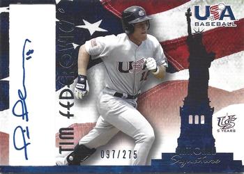 2006-07 USA Baseball Box Set  - Signatures Blue #A-12 Tim Federowicz Front