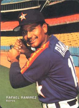 1990 Mother's Cookies Houston Astros #19 Rafael Ramirez Front