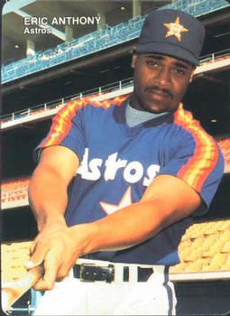 1990 Mother's Cookies Houston Astros #3 Eric Anthony Front