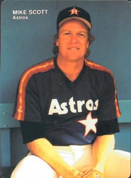 1990 Mother's Cookies Houston Astros #4 Mike Scott Front