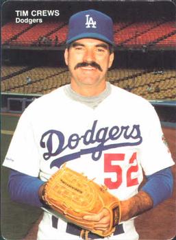 1990 Mother's Cookies Los Angeles Dodgers #26 Tim Crews Front