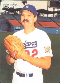 1990 Mother's Cookies Los Angeles Dodgers #27 Don Aase Front