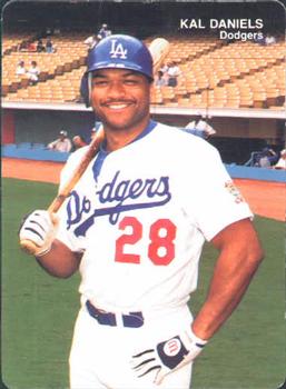 1990 Mother's Cookies Los Angeles Dodgers #3 Kal Daniels Front