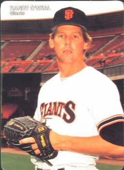 1990 Mother's Cookies San Francisco Giants #23 Randy O'Neal Front