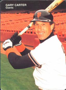 1990 Mother's Cookies San Francisco Giants #3 Gary Carter Front