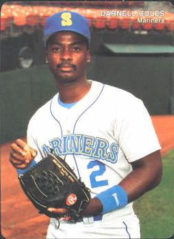 1990 Mother's Cookies Seattle Mariners #22 Darnell Coles Front