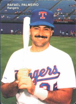 1990 Mother's Cookies Texas Rangers #9 Rafael Palmeiro Front