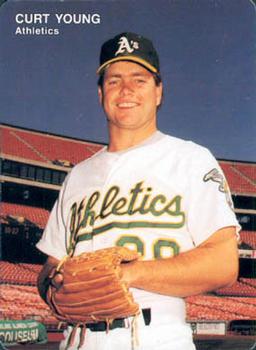 1991 Mother's Cookies Oakland Athletics #24 Curt Young Front