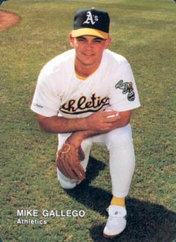 1991 Mother's Cookies Oakland Athletics #25 Mike Gallego Front