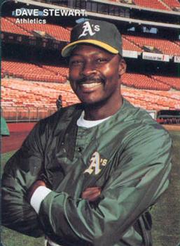 1991 Mother's Cookies Oakland Athletics #5 Dave Stewart Front