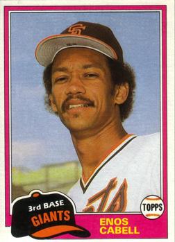 1981 Topps Traded #746 Enos Cabell Front