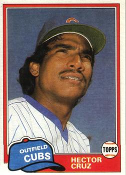 1981 Topps Traded #750 Hector Cruz Front