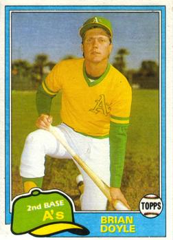1981 Topps Traded #754 Brian Doyle Front