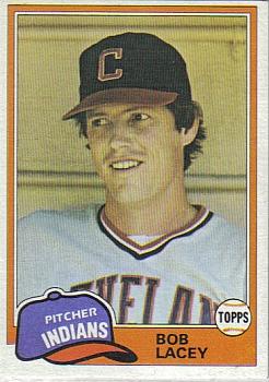 1981 Topps Traded #784 Bob Lacey Front