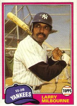 1981 Topps Traded #802 Larry Milbourne Front