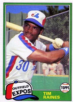 1981 Topps Traded #816 Tim Raines Front