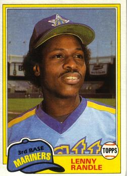 1981 Topps Traded #817 Len Randle Front