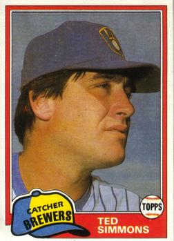 1981 Topps Traded #830 Ted Simmons Front
