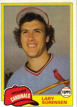 1981 Topps Traded #831 Lary Sorensen Front