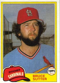 1981 Topps Traded #838 Bruce Sutter Front