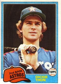 1981 Topps Traded #844 Dickie Thon Front