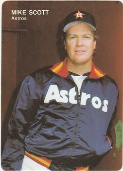 1991 Mother's Cookies Houston Astros #4 Mike Scott Front