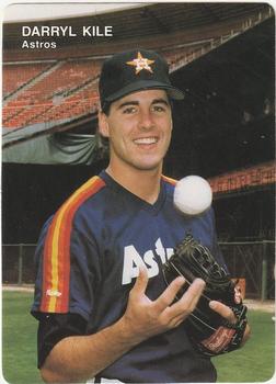1991 Mother's Cookies Houston Astros #27 Darryl Kile Front
