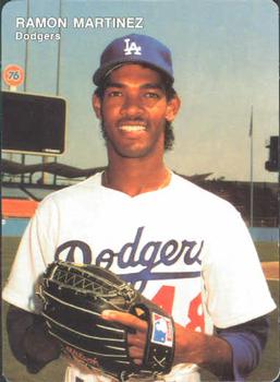 1991 Mother's Cookies Los Angeles Dodgers #10 Ramon Martinez Front