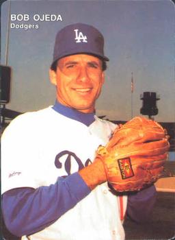 1991 Mother's Cookies Los Angeles Dodgers #13 Bob Ojeda Front