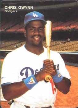 1991 Mother's Cookies Los Angeles Dodgers #14 Chris Gwynn Front